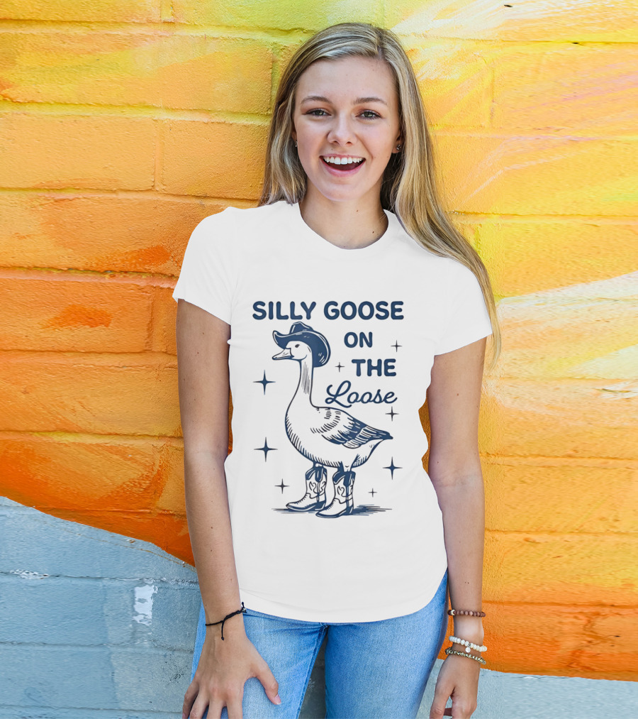 Silly Goose On The Loose Cowboy T-Shirt