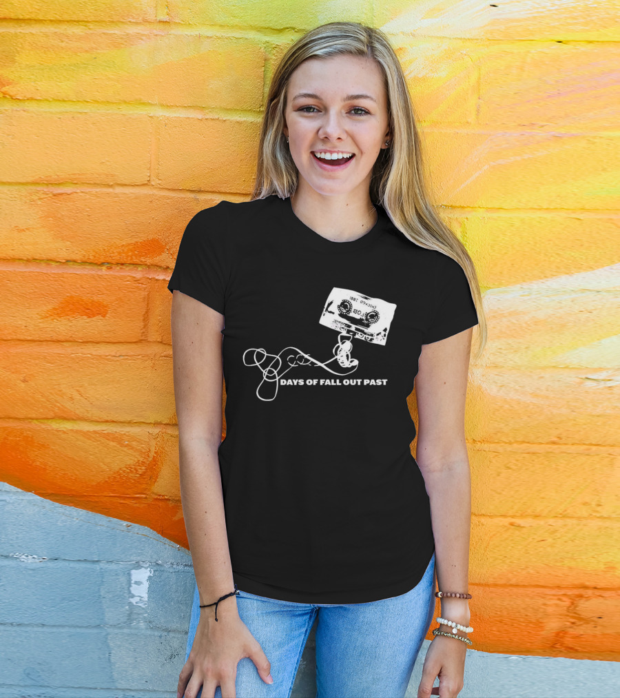 Days Of Fall Out Past Cassette Tape T-Shirt