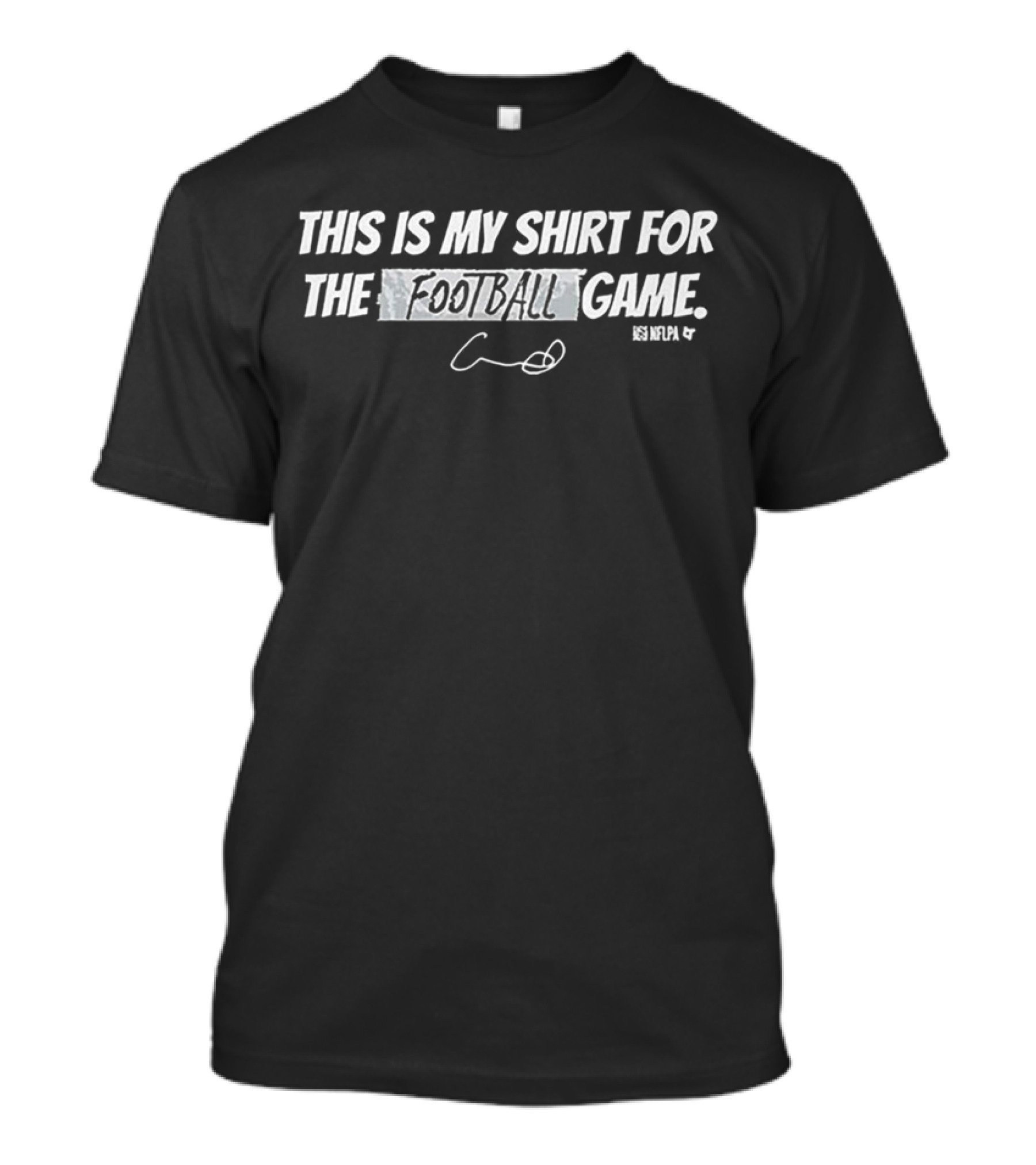 Creed Humphrey This Is My Shirt For The Football Game NFLPA T-Shirt