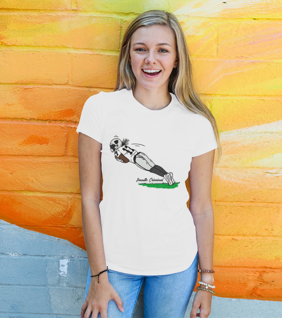Smooth Criminal Davante Adams Las Vegas Raiders Leap NFL Football T-Shirt