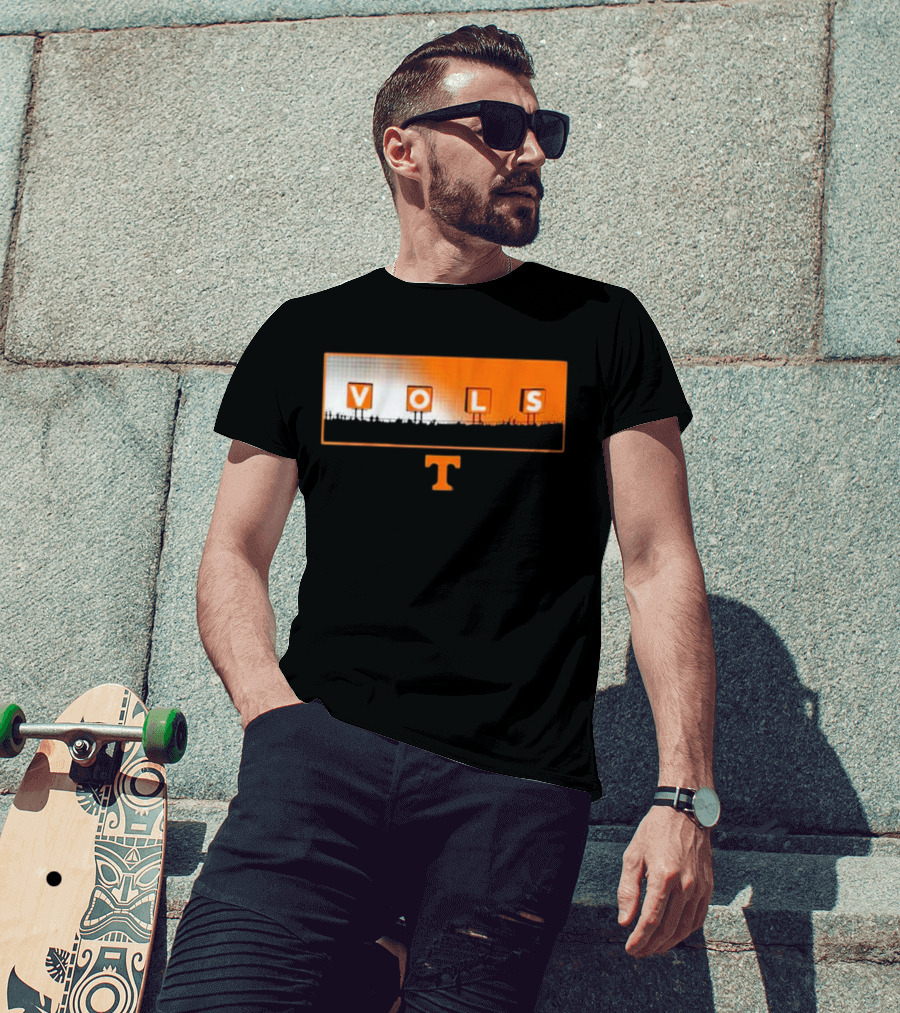 VOLS Tennessee Volunteers Stadium Iconic T Emblem T-Shirt