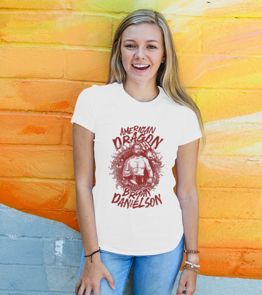American Dragon Bryan Danielson Fiery Red Power T-Shirt