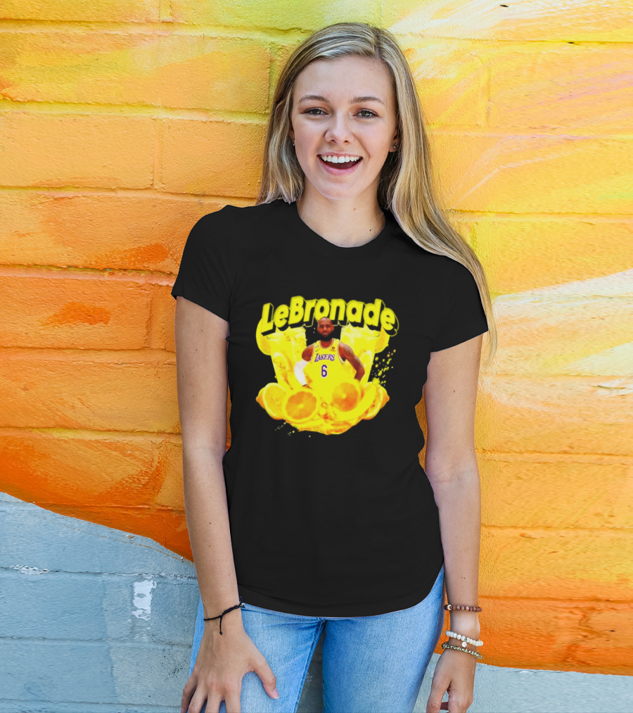 LeBronade LeBron James Los Angeles Lakers 6 Lemon Explosion T-Shirt
