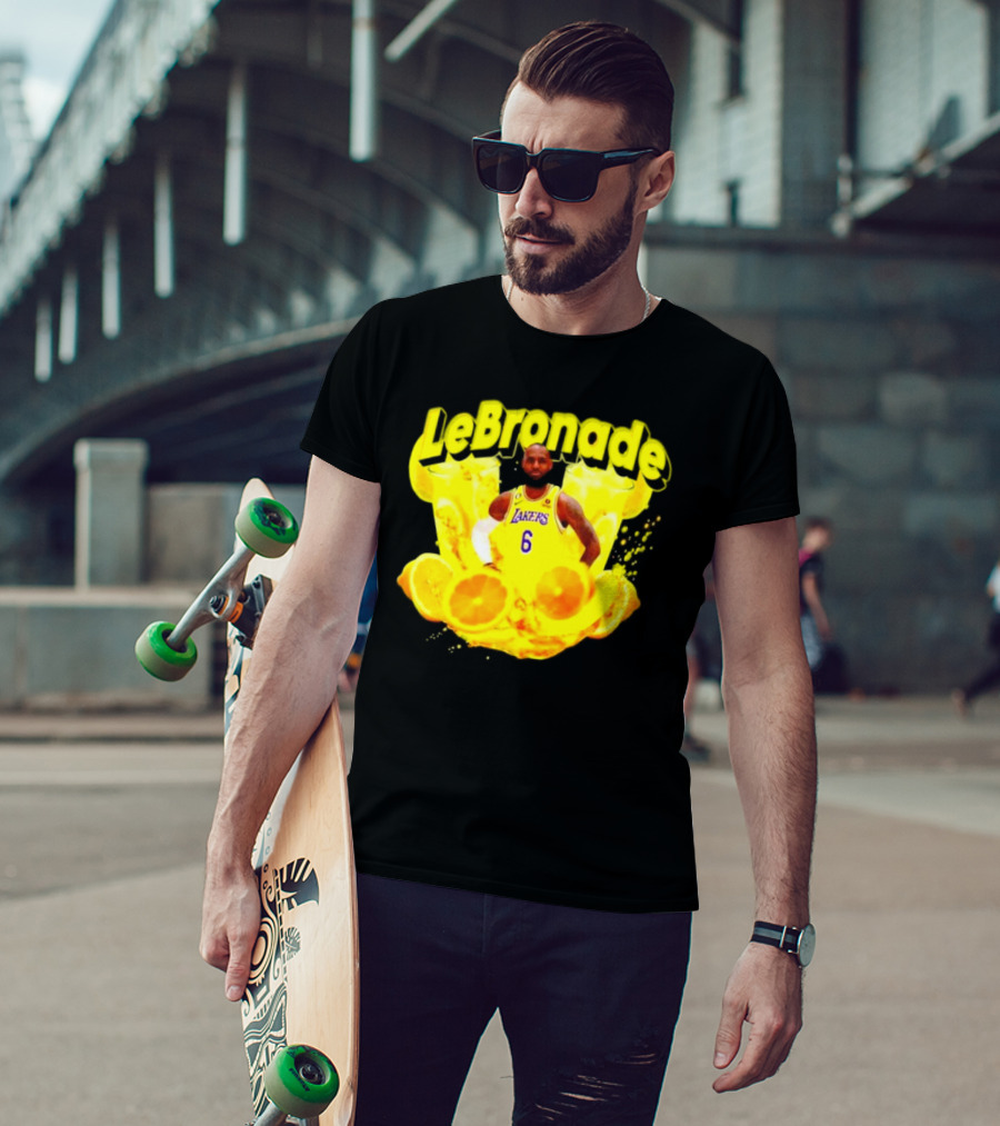 LeBronade LeBron James Los Angeles Lakers 6 Lemon Explosion T-Shirt