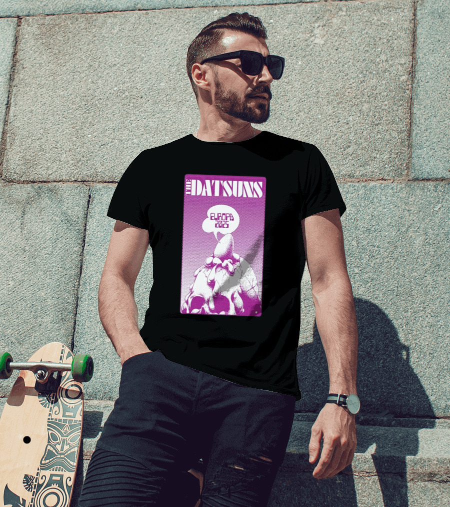 The Datsuns Europa 2025 Skull T-Shirt