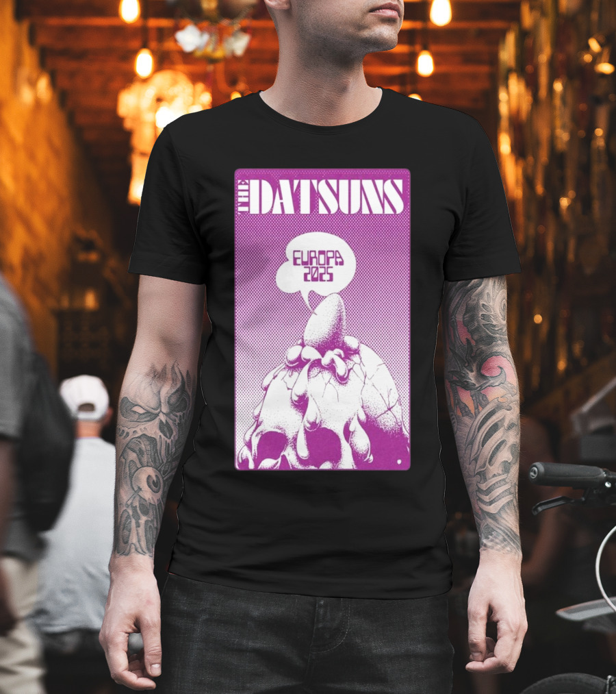 The Datsuns Europa 2025 Skull T-Shirt