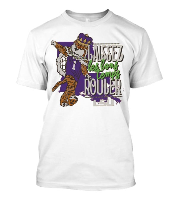 LSU Tigers Laissez Les Bons Temps Rouler Mardi Gras T-Shirt