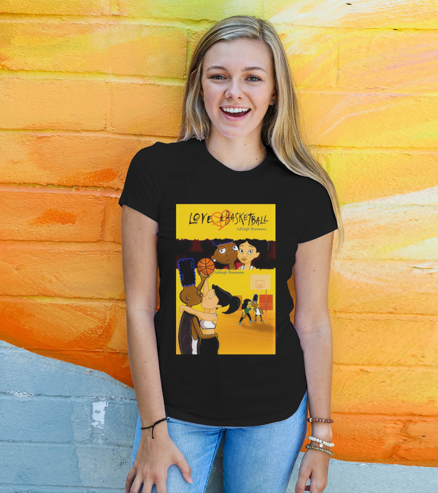 Love And Basketball Ashleigh Sharmaine Animated Romance Sports T-Shirt