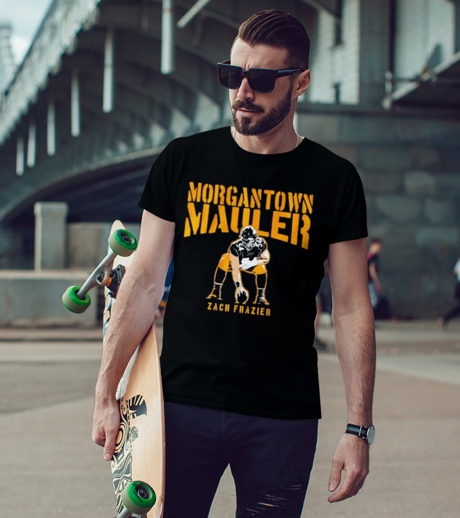 Morgantown Mauler Zach Frazier Steelers Football Player T-Shirt