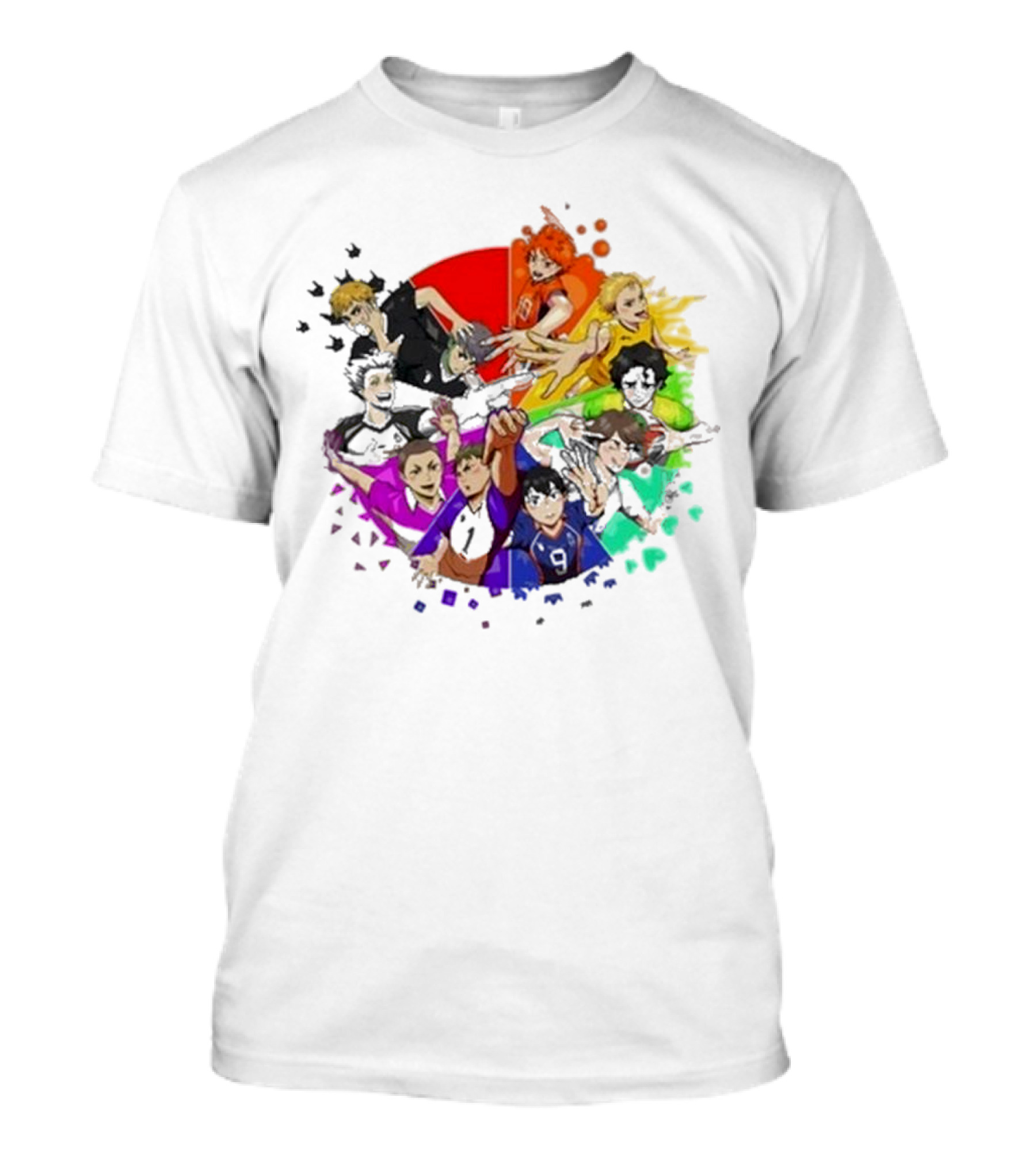 Haikyuu Happy Birthday To The Miya Twins Volleyball Team T-Shirt