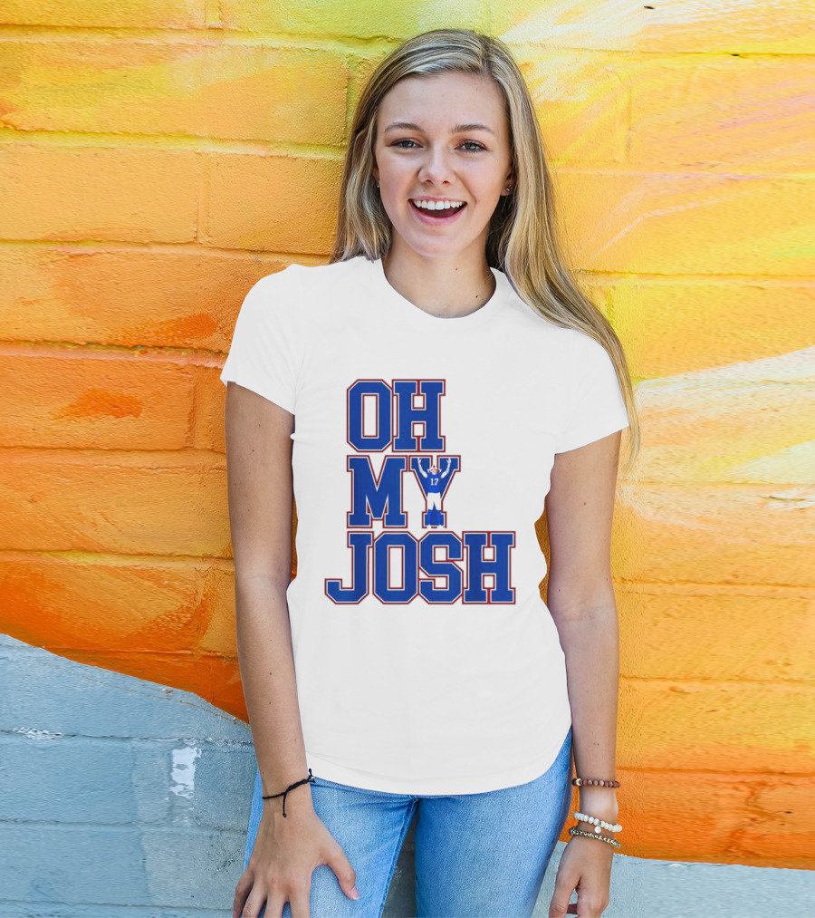 Oh My Josh Buffalo Bills Josh Allen Number 17 Football Player T-Shirt