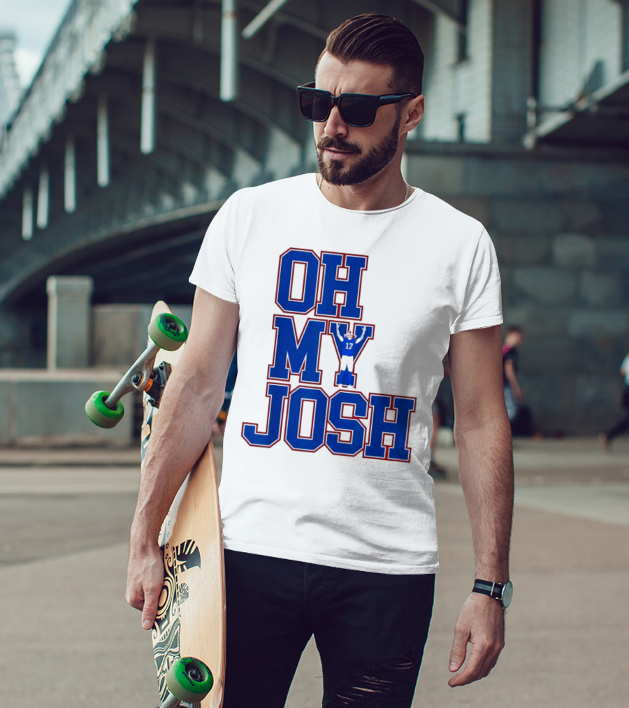 Oh My Josh Buffalo Bills Josh Allen Number 17 Football Player T-Shirt