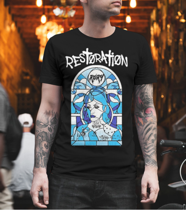 Rory Restoration New Album Stained Glass T-Shirt Rory Restoration New Album Stained Glass T-Shirt