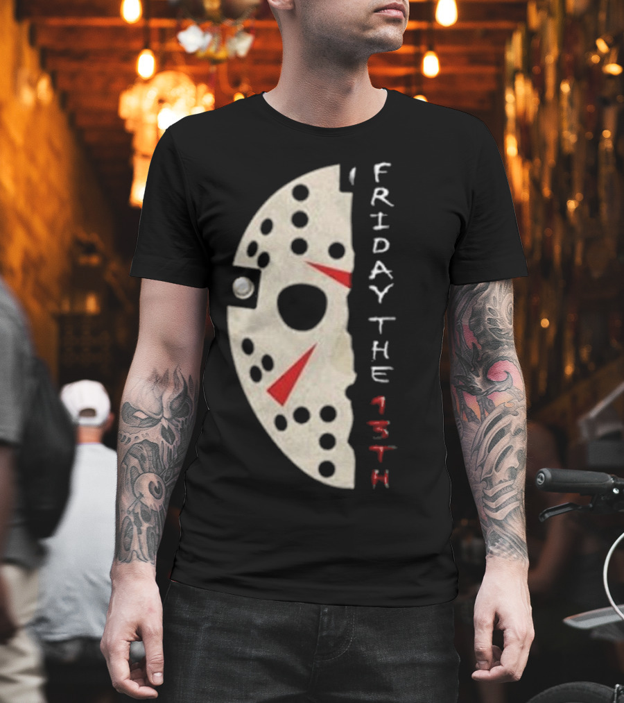 Jason Voorhees Mask Friday The 13th Vintage T-Shirt