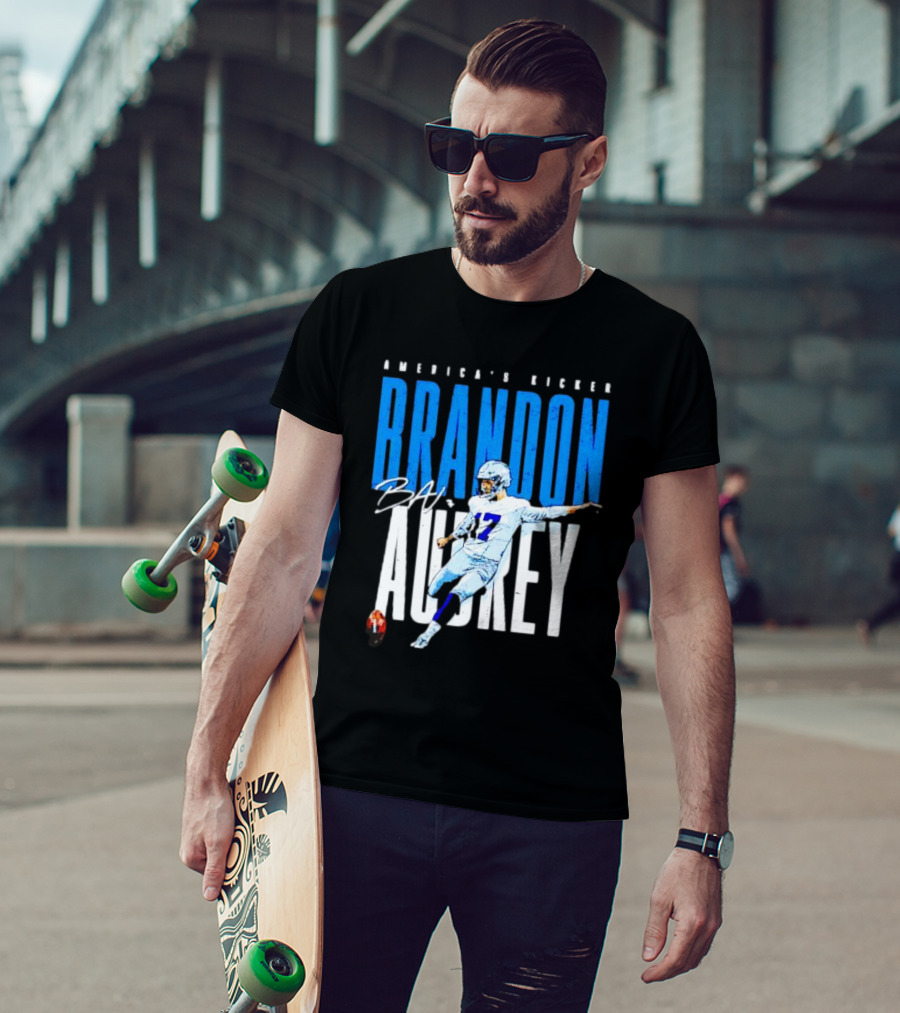 America's Kicker Brandon Aubrey Dallas Cowboys Signature T-Shirt