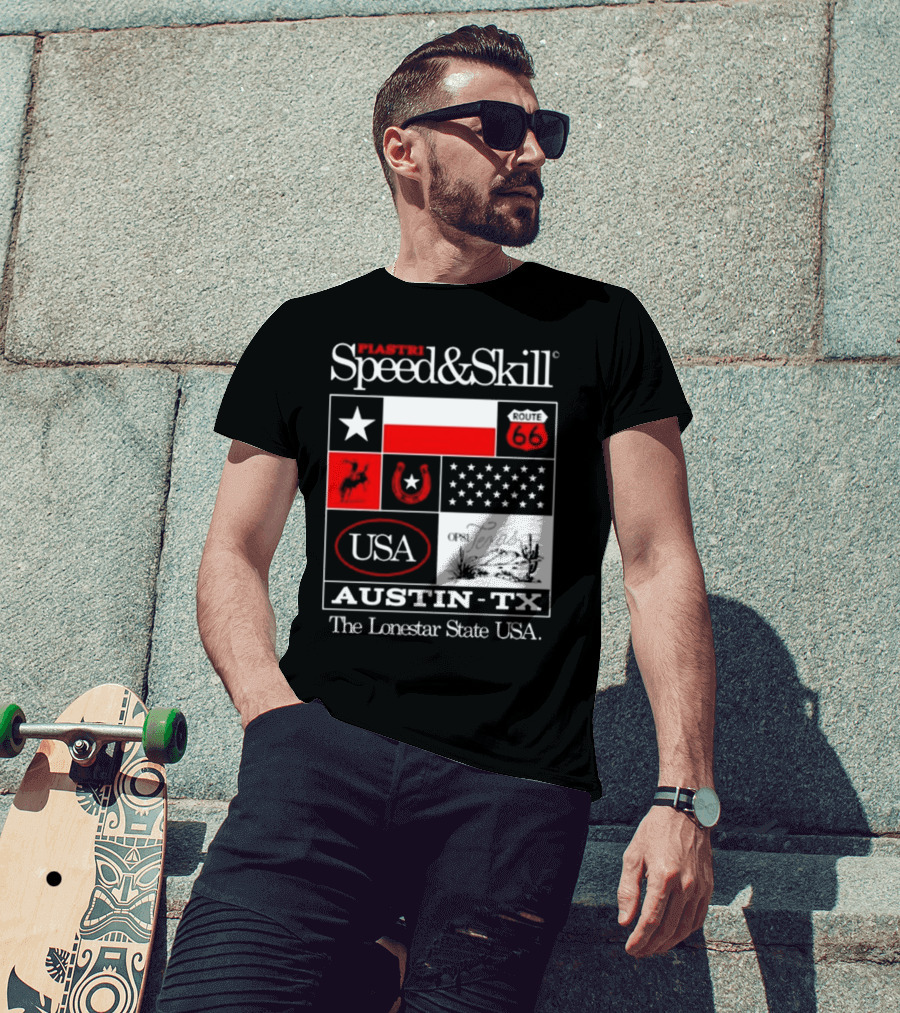 Piastri Speed And Skill Route 66 Austin TX The Lonestar State USA T-Shirt