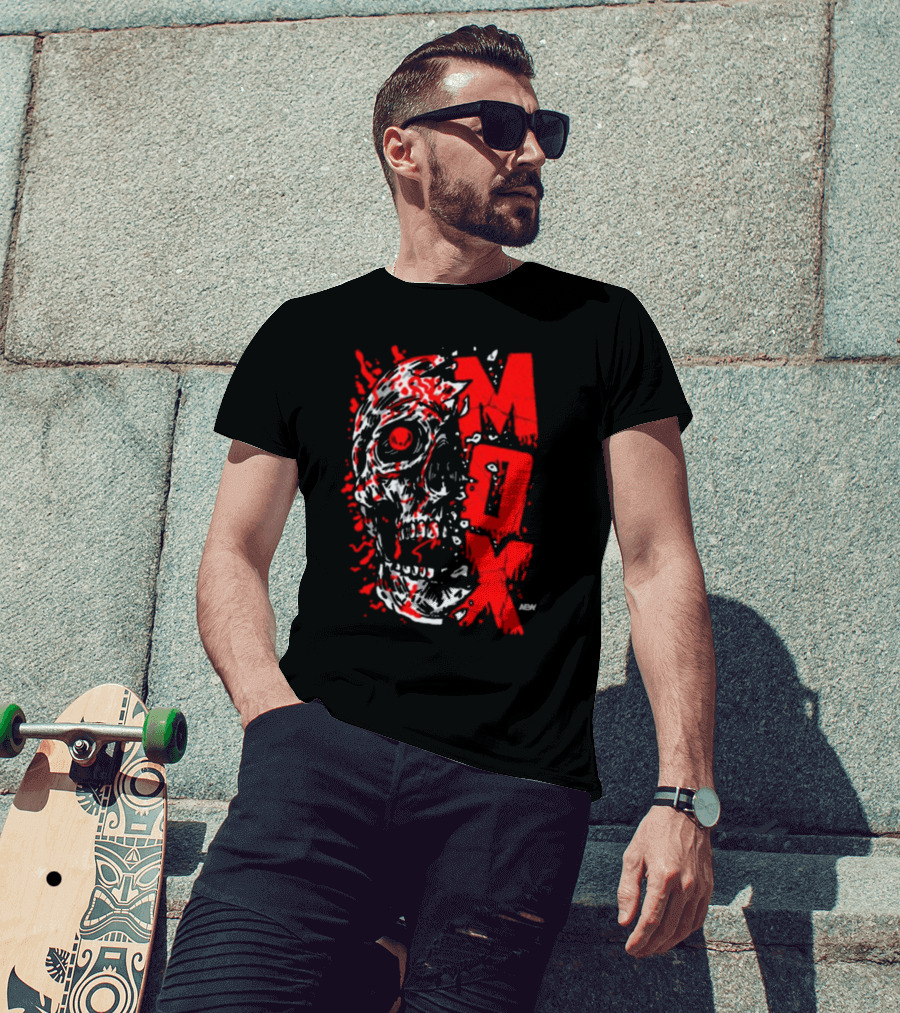 MOX Skull AEW Jon Moxley To The Bone T-Shirt