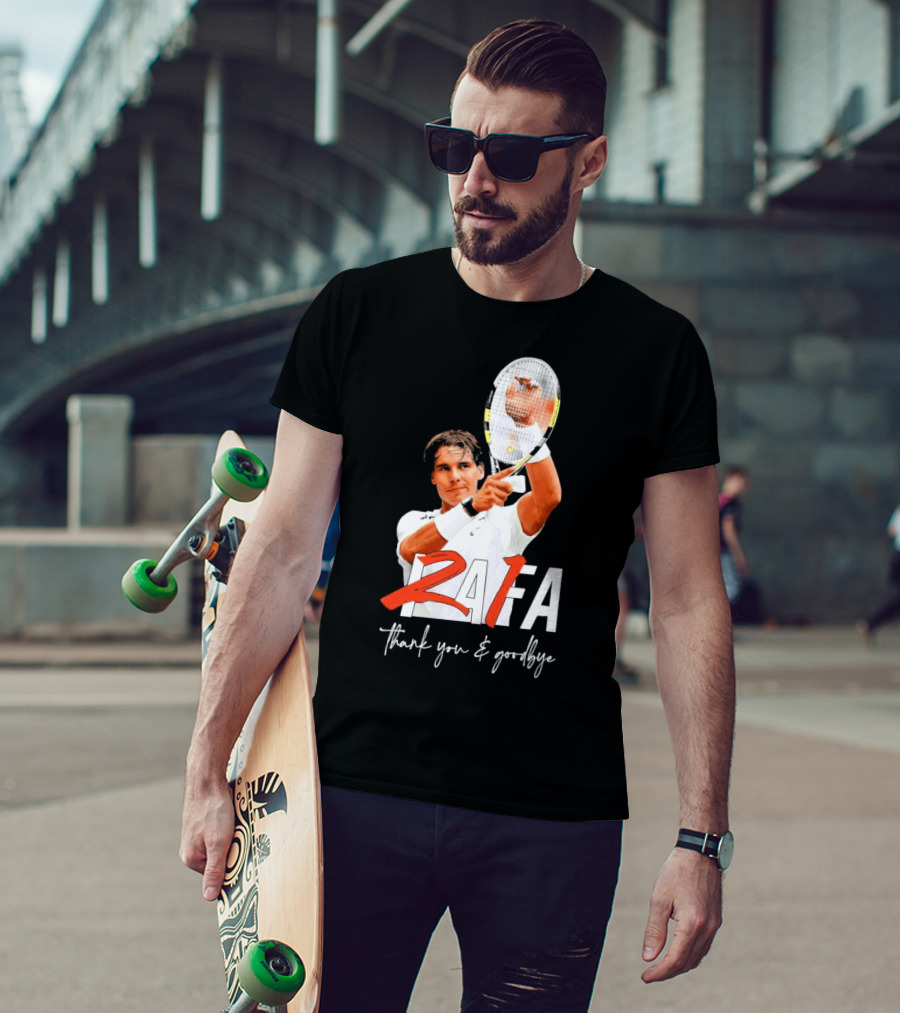 Rafa Nadal Thank You And Goodbye Tennis T-Shirt