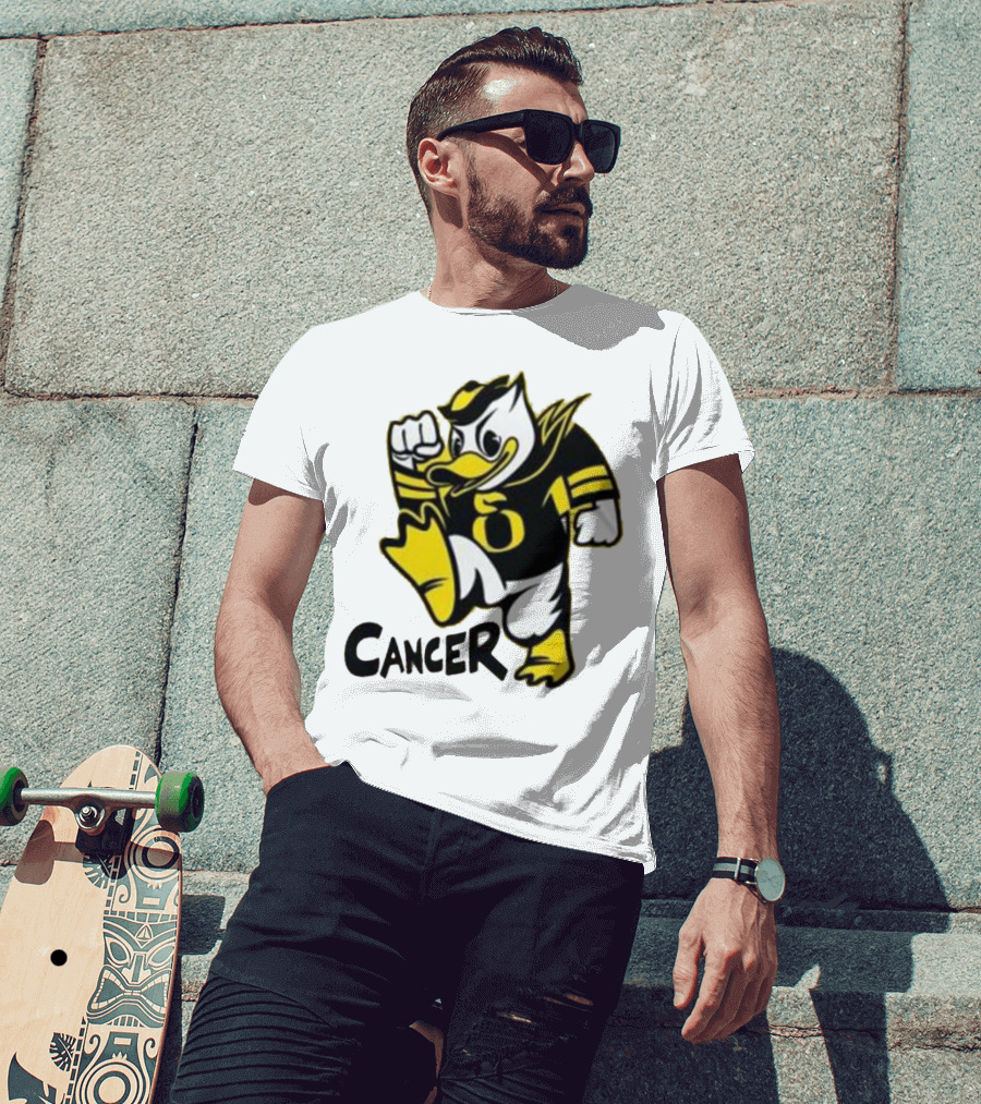 Oregon Ducks Fighting Cancer With Mascot T-Shirt