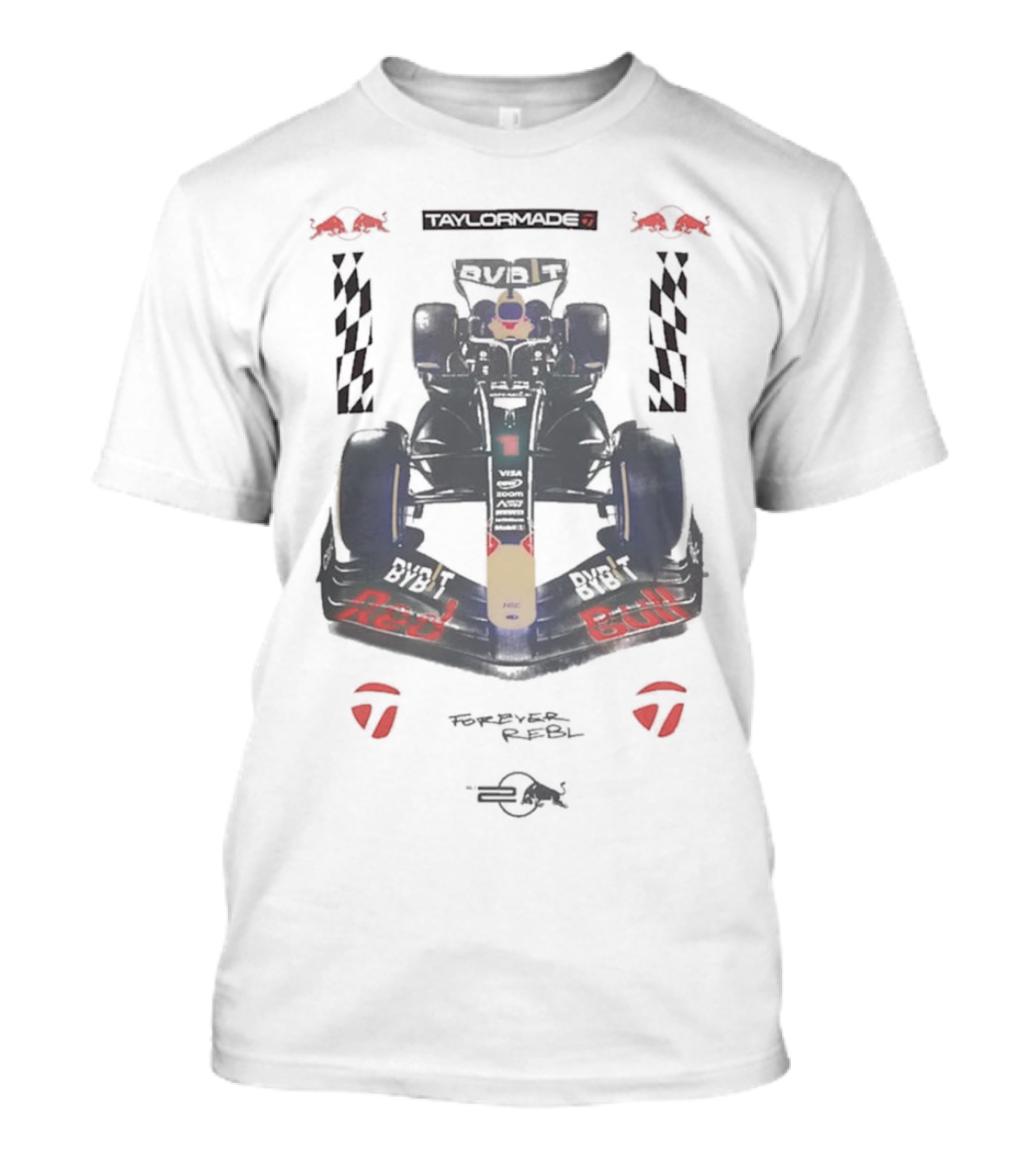 TAYLORMADE Slipstream Racing Red Bull Forever REBL T-Shirt