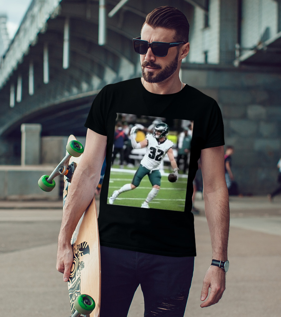 Nick Sirianni Wearing Reed Blankenship Philadelphia Eagles Football Jersey T-Shirt