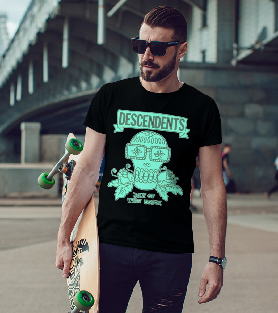 Descendents Day Of The Dork Skull And Roses T-Shirt