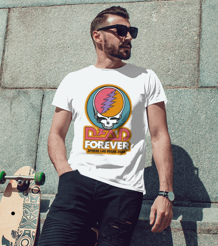 Dead And Company Dead Forever Skull Sphere Las Vegas T-Shirt
