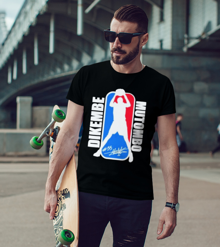 Dikembe Mutombo #55 Signature NBA T-Shirt