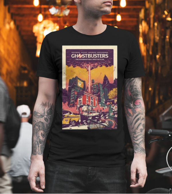 Ghostbusters Supernatural Spectacular New York City T-Shirt Ghostbusters Supernatural Spectacular New York City T-Shirt