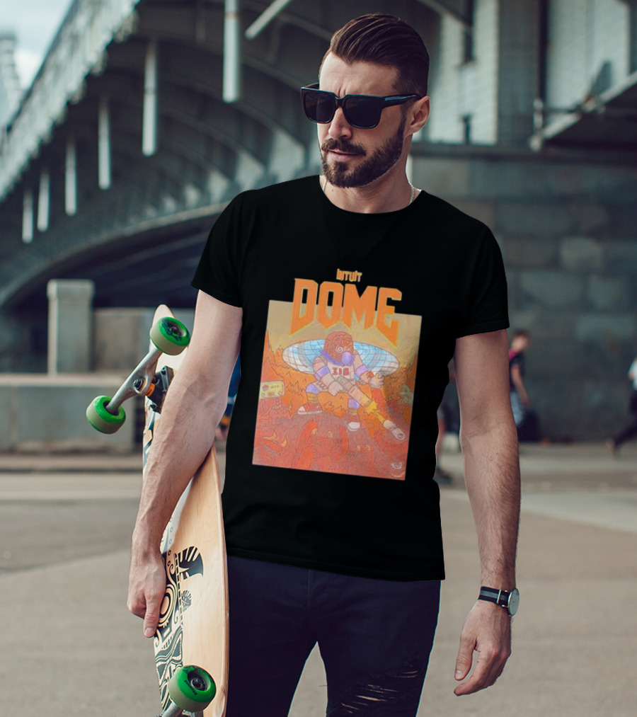 Intuit Dome Futuristic Mascot With Basketball Energy Disc T-Shirt
