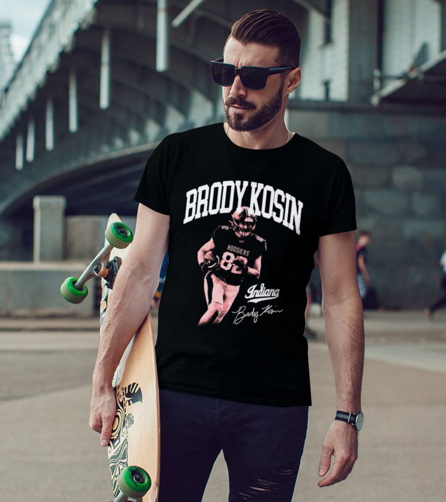 Brody Kosin Indiana Hoosiers 82 Player Indiana Brody Kosin Signature T-Shirt