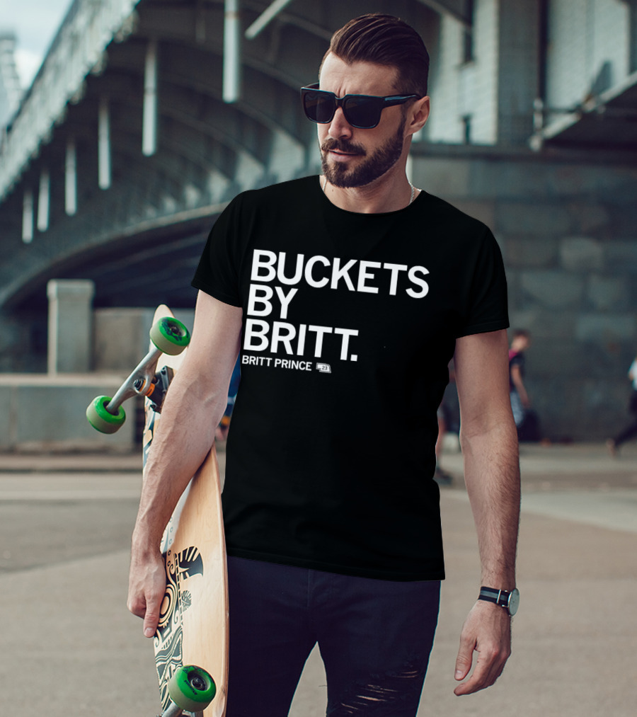 Buckets By Britt Nebraska Britt Prince 23 T-Shirt
