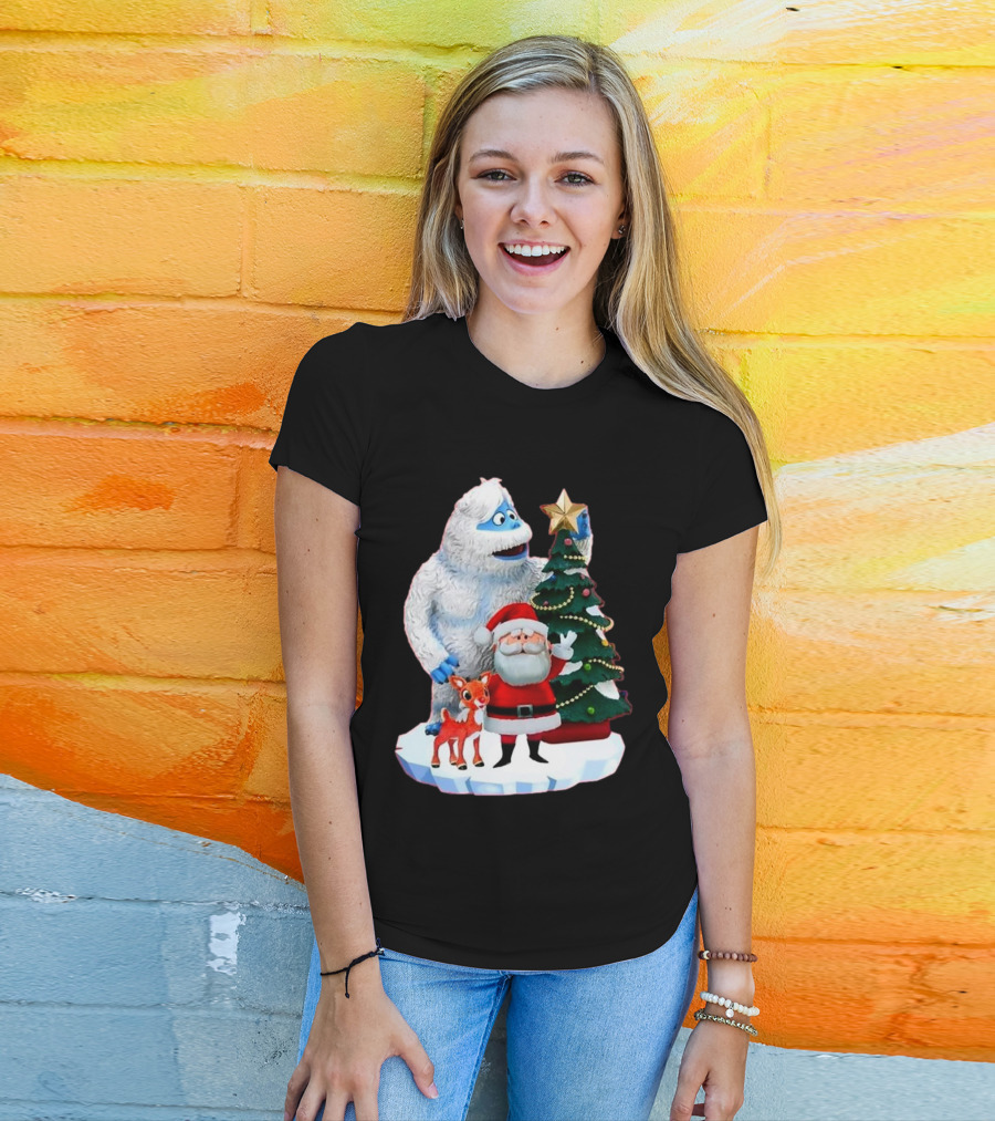 Bumble Rudolph Santa Christmas Tree Exclusive Rudolph The Red Nosed Reindeer T-Shirt