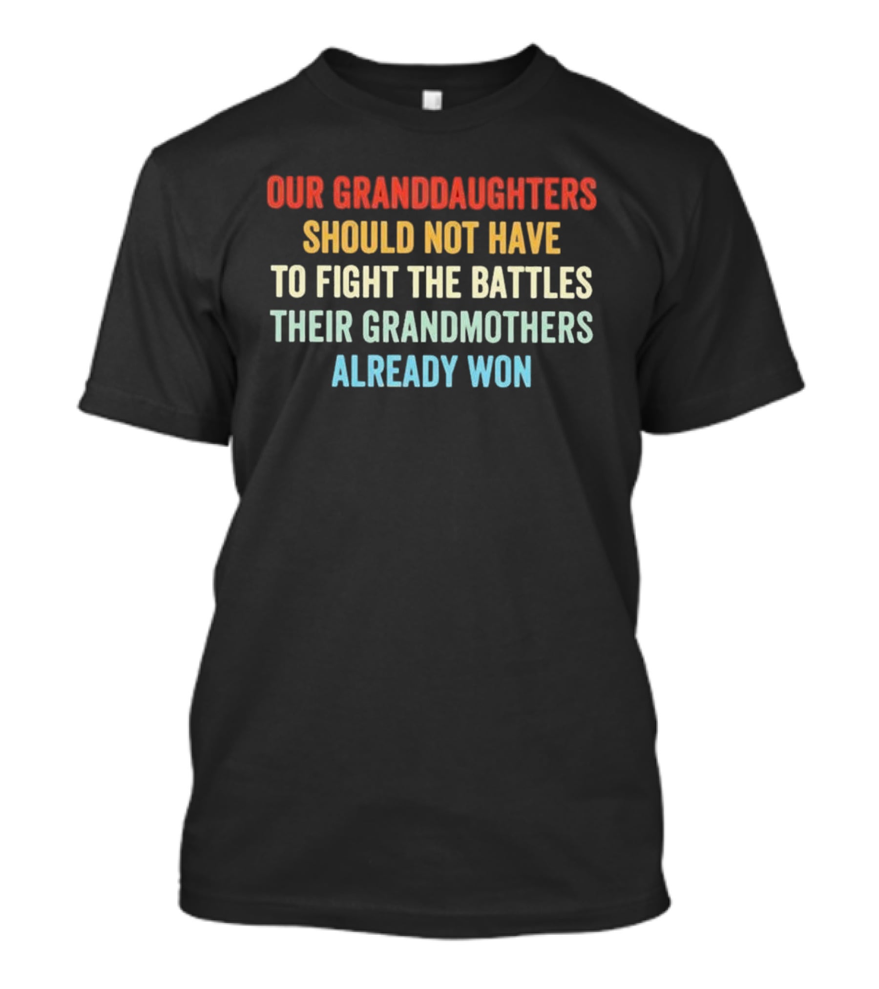 Our Granddaughters Should Not Have To Fight The Battles Their Grandmothers Already Won T-Shirt