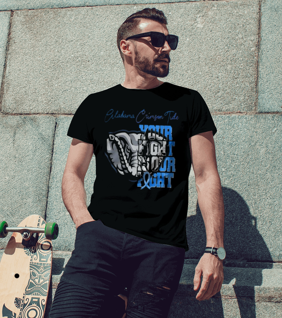Alabama Crimson Tide Your Fight Is Our Fight Diabetes Awareness T-Shirt