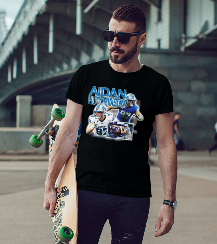 Aidan Hutchinson Detroit Lions Football T-Shirt