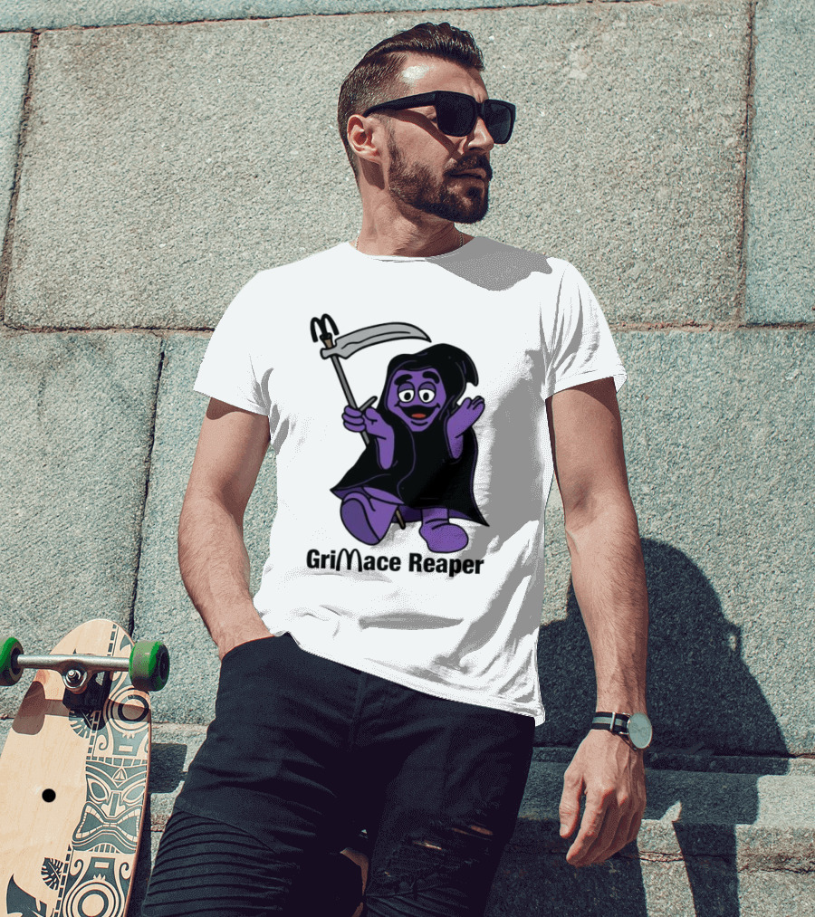Grimace Reaper Grimace McDonald’s Crossover T-Shirt