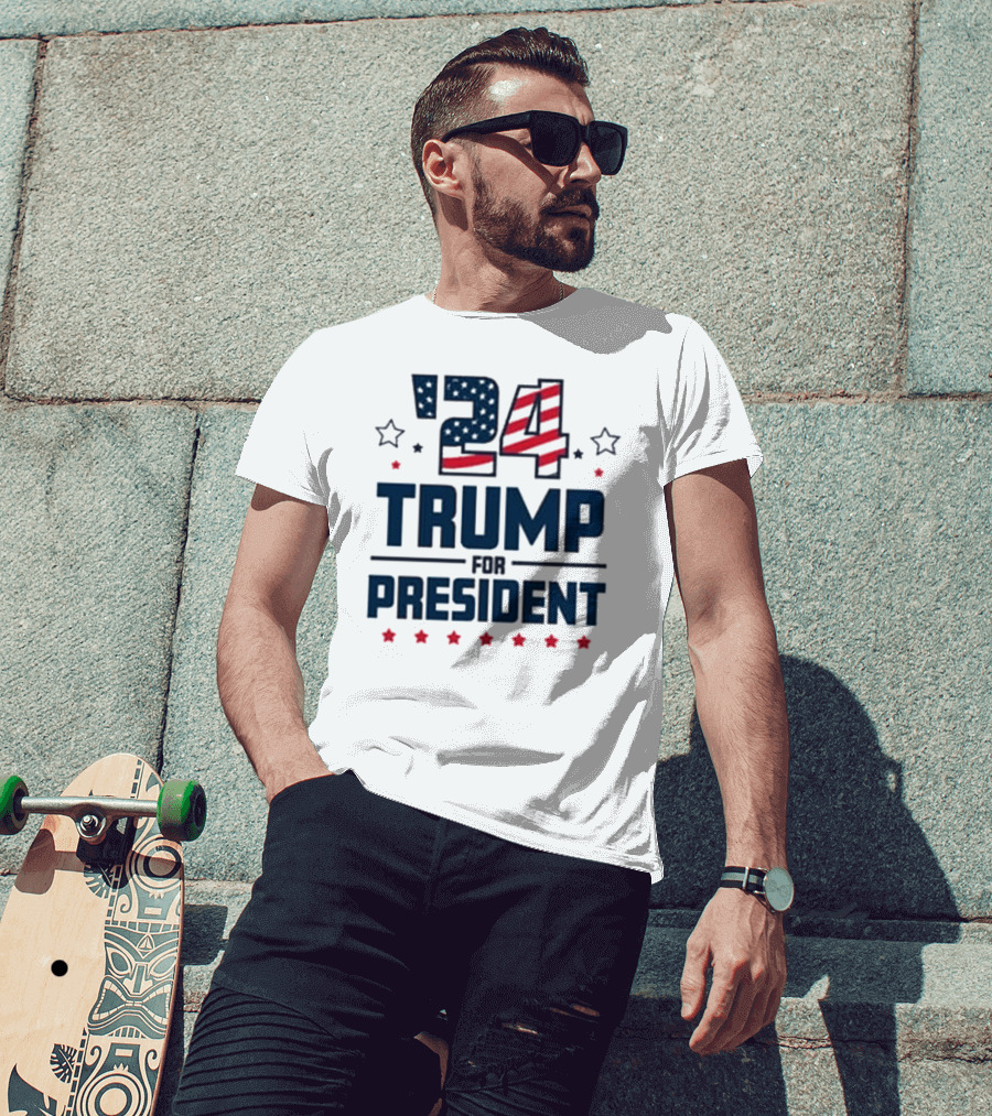 '24 Trump For President Election T-Shirt