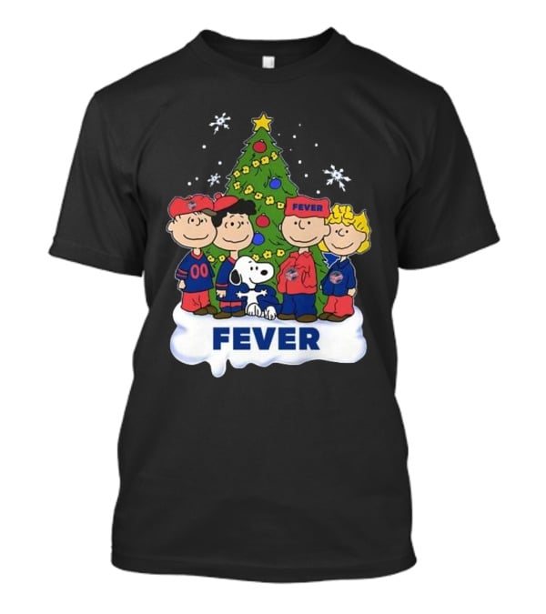 Snoopy And Friends Fever Christmas Tree Celebration T-Shirt
