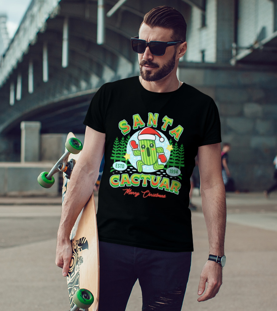 Santa Cactuar Merry Christmas ESTD 1994 T-Shirt