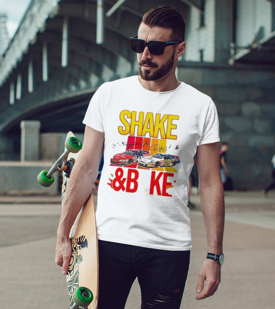 SHAKE And BAKE NASCAR Racing Talladega Nights Ricky Bobby T-Shirt