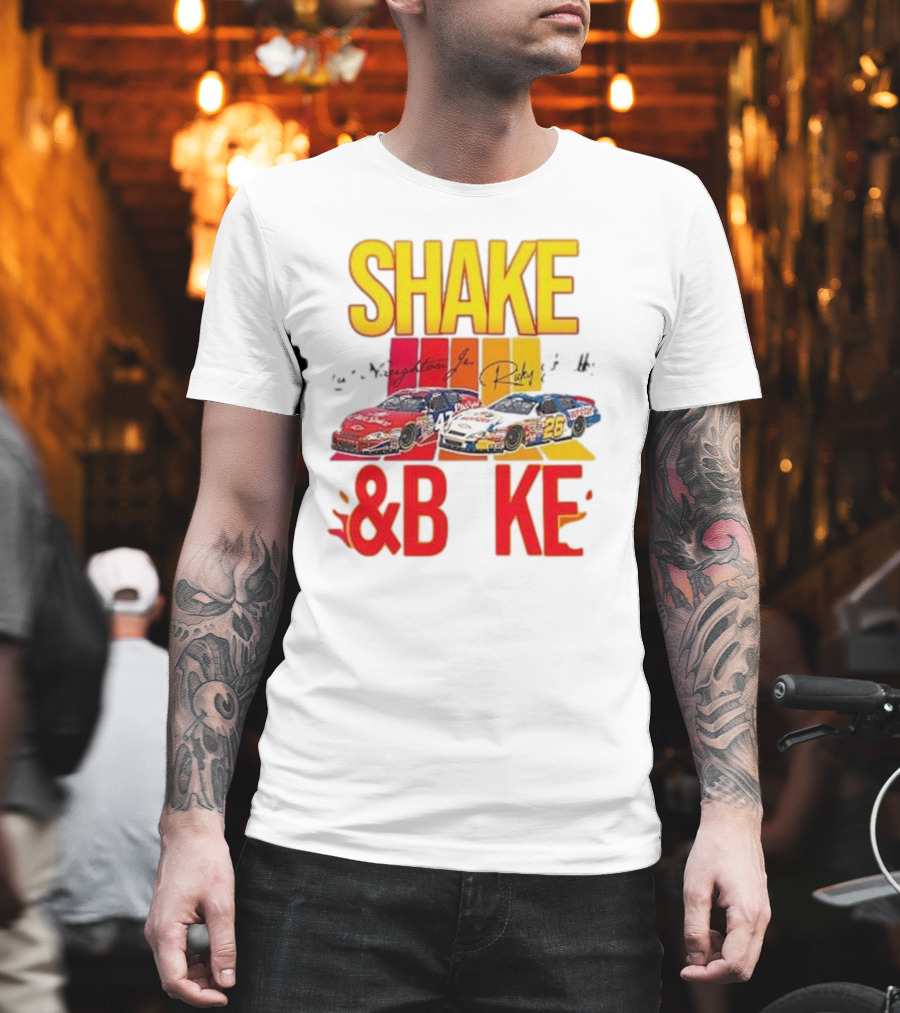 SHAKE and BAKE NASCAR Racing Talladega Nights Ricky Bobby T-Shirt