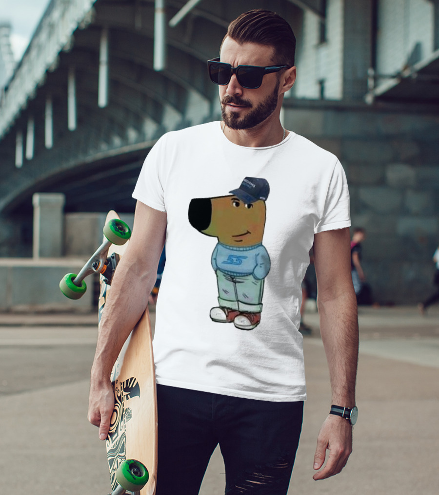 Williams Racing 55 Chill Guy Dog Hat T-Shirt