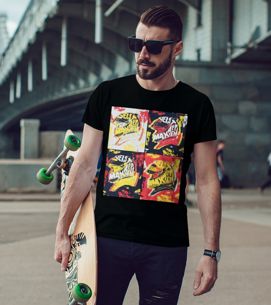 Red Bull Racing Verstappen Pop Art Helmet T-Shirt