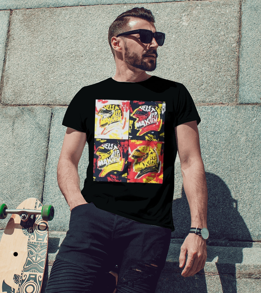 Red Bull Racing Verstappen Pop Art Helmet T-Shirt