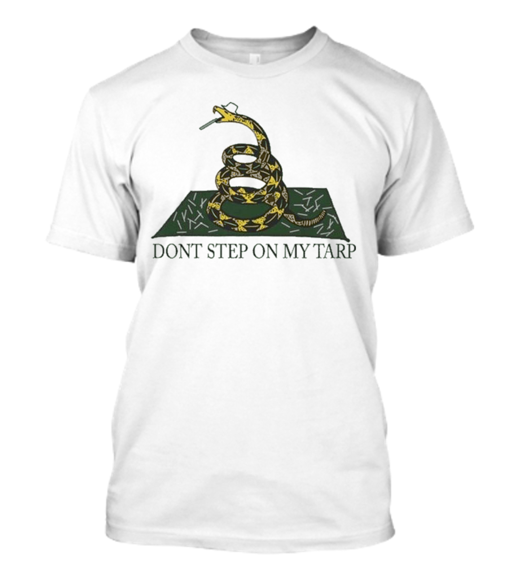 Don’t Step On My Tarp Snake Logo Festival T-Shirt