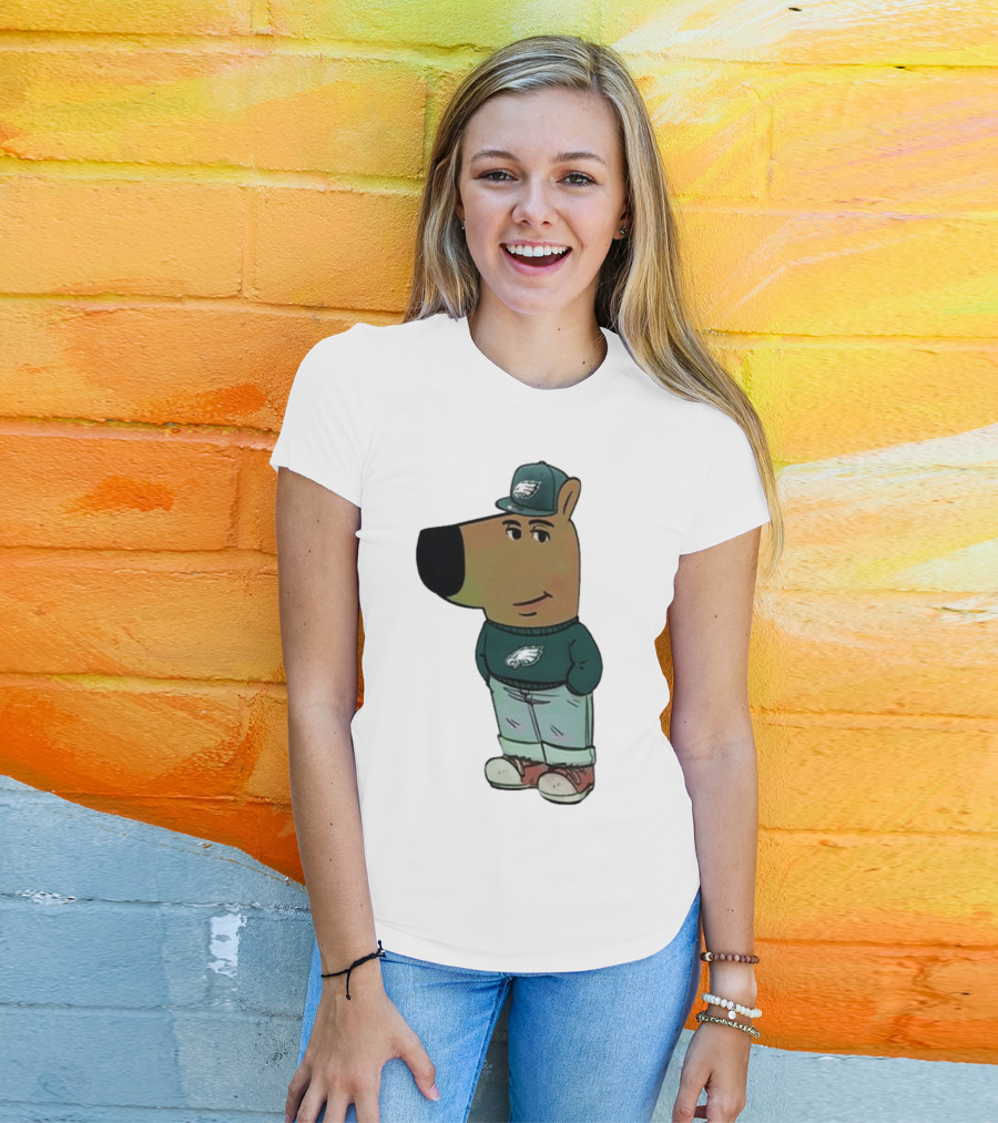 I Am Just A Chill Guy Philadelphia Eagles Character In Hat T-Shirt