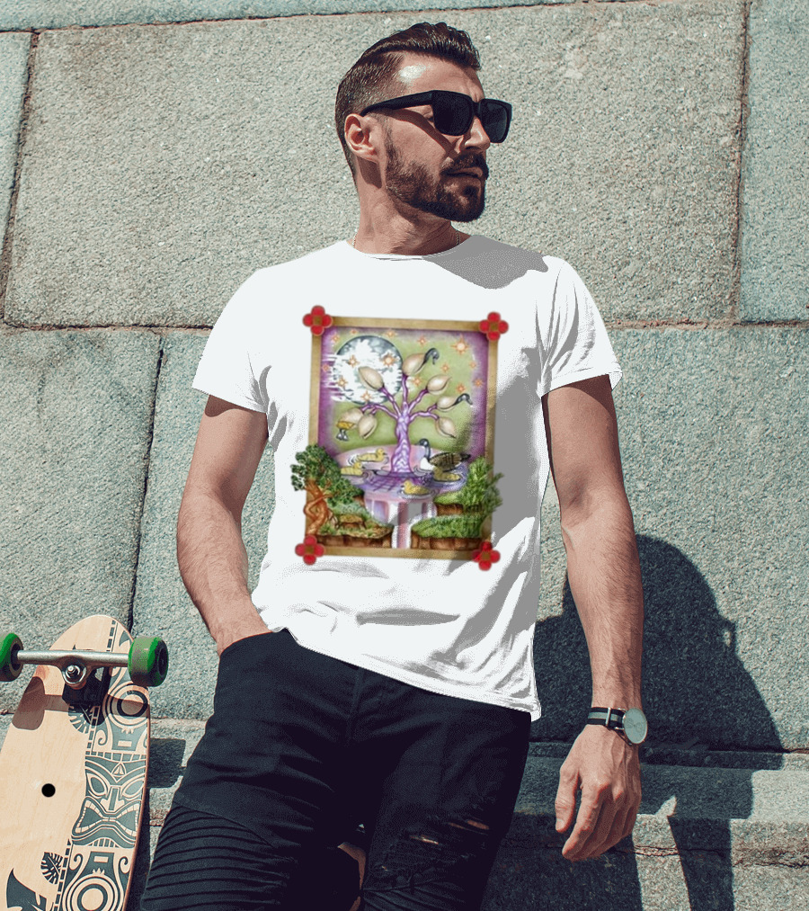 Crumbtheband Crumb Amama Enchanted Tree And Celestial Harmony T-Shirt