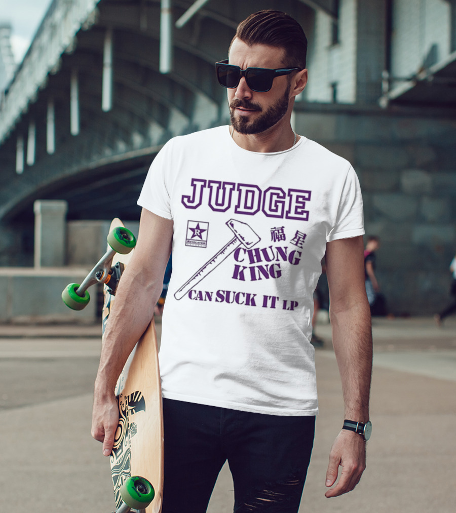 Judge Chung King Can Suck It LP Revelation Records Hammer Star T-Shirt