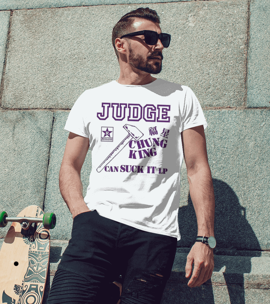 Judge Chung King Can Suck It LP Revelation Records Hammer Star T-Shirt